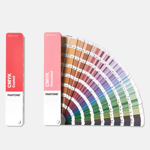 Färgkarta Pantone CMYK Color Guide 2-set för för designers i i Helsingborg – Färgsäkert designverktyg
