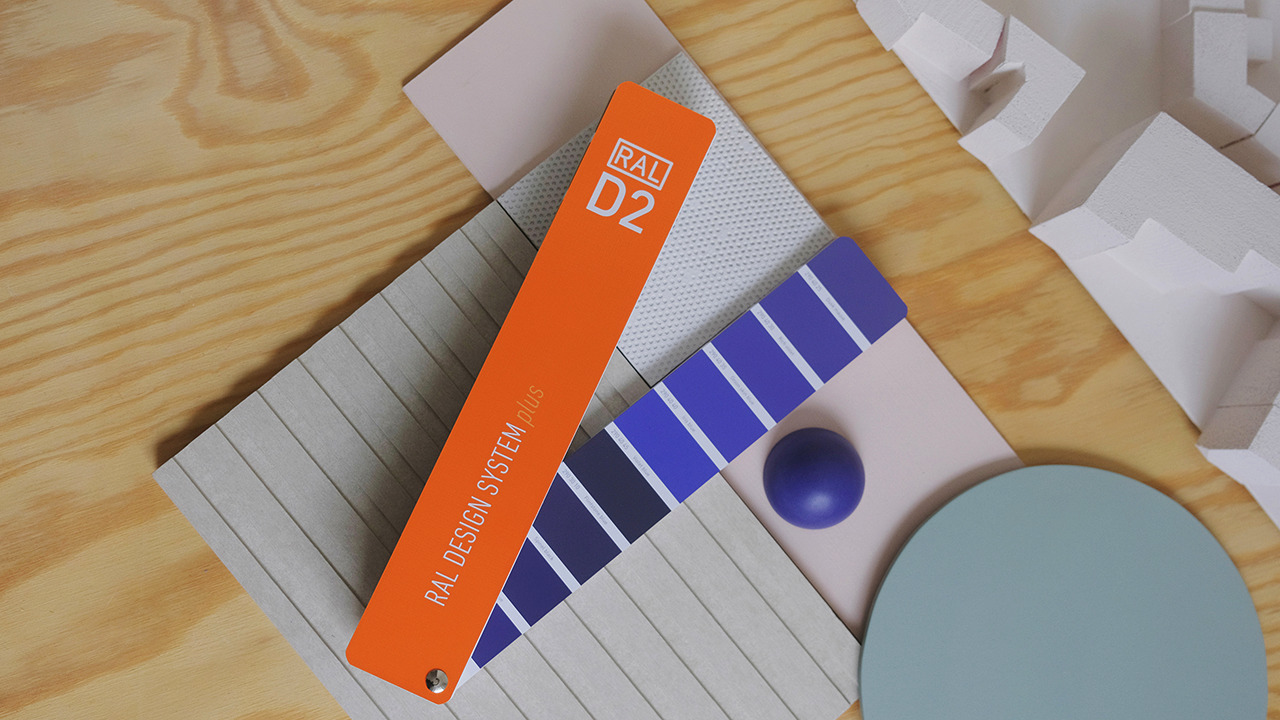 Färgkarta RAL D2 Design System Plus