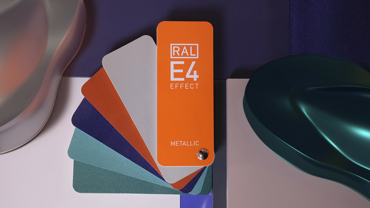 Färgkarta RAL E4 Effects Metallic
