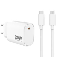 Sinox USB-C laddare 20W + USB-C-kabel
