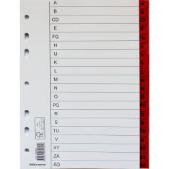 Register flikförstärkt A5 A-Ö