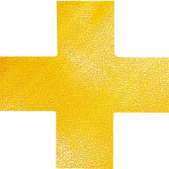 Durable Golvmarkering Kryss gul 10 st/fp