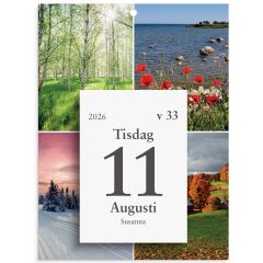 Burde Väggplån med dagblock Årstider