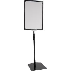 DM AB Skyltställ A4 höjd: 30–60 cm svart ram