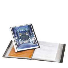 Demopärm A4 ficka 20 fickor svart