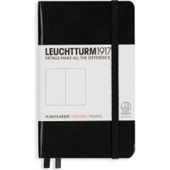 Leuchtturm Anteckningsbok A6 dot svart