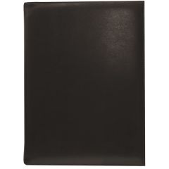 White Box Konferensmapp med ringmekanism svart