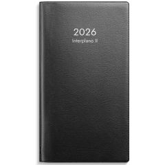 Burde Interplano II 2026 svart plast