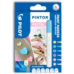Pilot Märkpenna Pintor pastell 6 st/fp