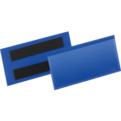 Durable Etiketthållare 100x38 blå 50/f