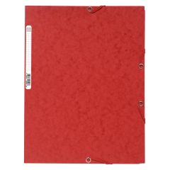 Exacompta Snoddmapp A4 3-klaff röd