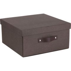 Bigso Förvaringsbox Levi canvas brun