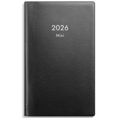 Burde Kalender 2026 Mini svart plast