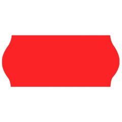 Trendy Prismärkningsetikett 26x12 mm G2 röd 6 rullar