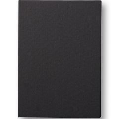 Anteckningsbok Tyg A5 Olinjerad Svart