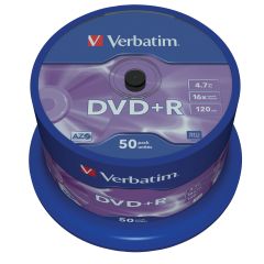 Verbatim DVD+R 16x 50 st/fp