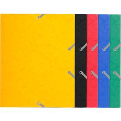 Exacompta Snoddmapp A5 3-klaff sorterade färger