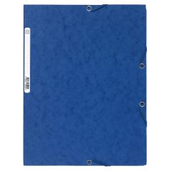Exacompta Snoddmapp A4 3-klaff blå