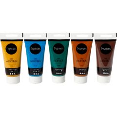 Creativ Company Akrylfärg Pigment naturmix 5x75ml