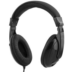 DELTACO Hörlurar HL-51 USB-C 2,5 m svart