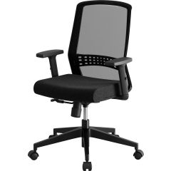 Elj Kontorsstol Direktören med armstöd svart