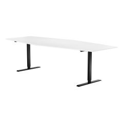 Lanab Konferensbord 2800 x 1200 x 800 mm Vit/Svart