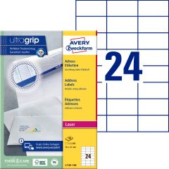 Avery Etikett L7181 70x37mm 2400/fp
