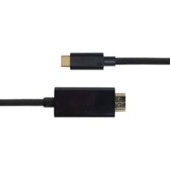 Deltaco Kabel USB-C till HDMI 2 m svart