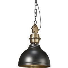 PR Home Taklampa Manchester Svart / Mässing 35 cm