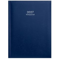 Burde Veckojournal 2027 blå