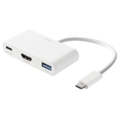 Deltaco USB-C till HDMI och USB-A