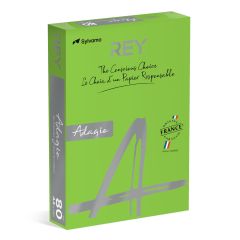 Rey Färgat kopieringspapper Adagio A4 80g 500/fp Deep Green
