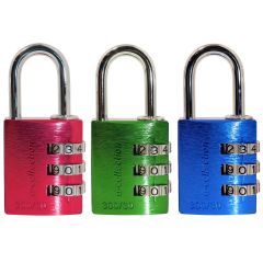 a-collecti Hänglås kombination 3-pack 30 mm