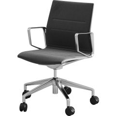 Elj Kontorsstol / Konferensstol Styrelse mörkgrå/alu