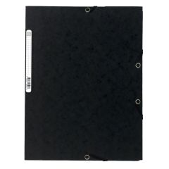 Exacompta Snoddmapp A4 3-klaff svart