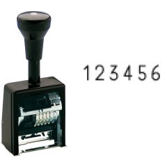 Reiner Pagineringsstämpel 6 hjul 5,5 mm