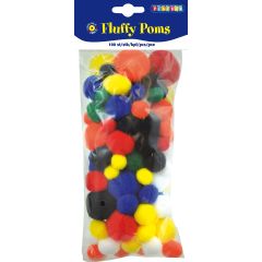 Playbox Pompombollar sorterade färger 100/fp