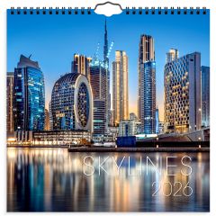 Burde Väggkalender 2026 Skylines