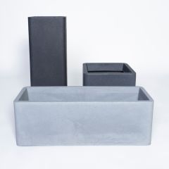 Götessons Kruka Milano Wide 27cm grå