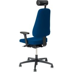 Lanab Stol 6340 inkl. hjul blå