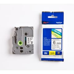 Brother Märkband TZe211 6mm sva/vit