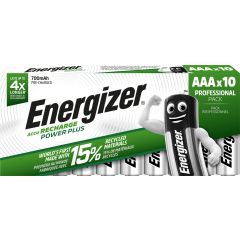 Energizer Laddningsbara Batterier AAA 700mAH 10-pack
