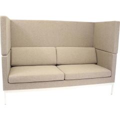 Lotus Soffa Bergamo 3-sits hög grå