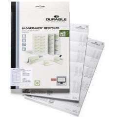 Durable Etikett 40x75 namnskylt 240/fp