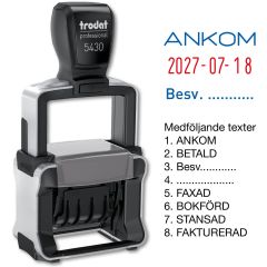 Trodat Stämpel Datum/Text 5430