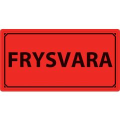 RL Varningsetikett Frysvara 1000/