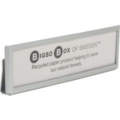 Bigso Etiketthållare horisontell 4 st/fp