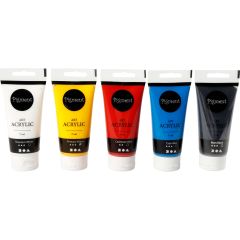 Creativ Company Akrylfärg Pigment mix 5x75ml