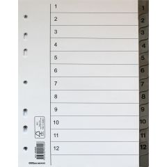 Register flikförstärkt A5 1-12