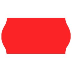 Trendy Prismärkningsetikett 22x12 mm G2 röd 7 rullar